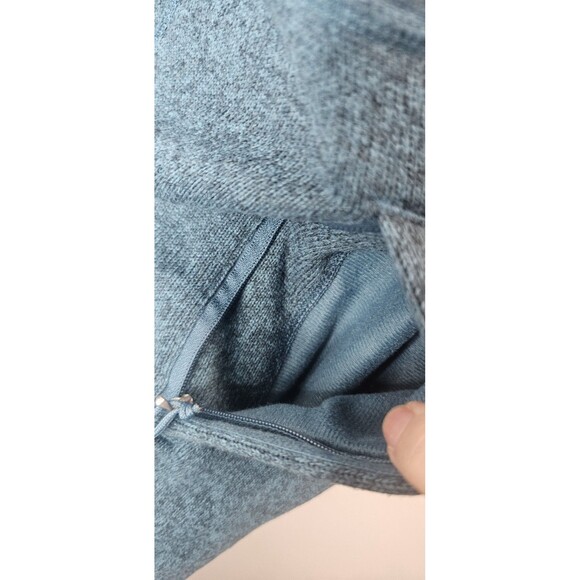 The North Face Womens Crescent Hooded Pullover Jacket Sweater Size M Aqua Blue - Picture 5 of 12